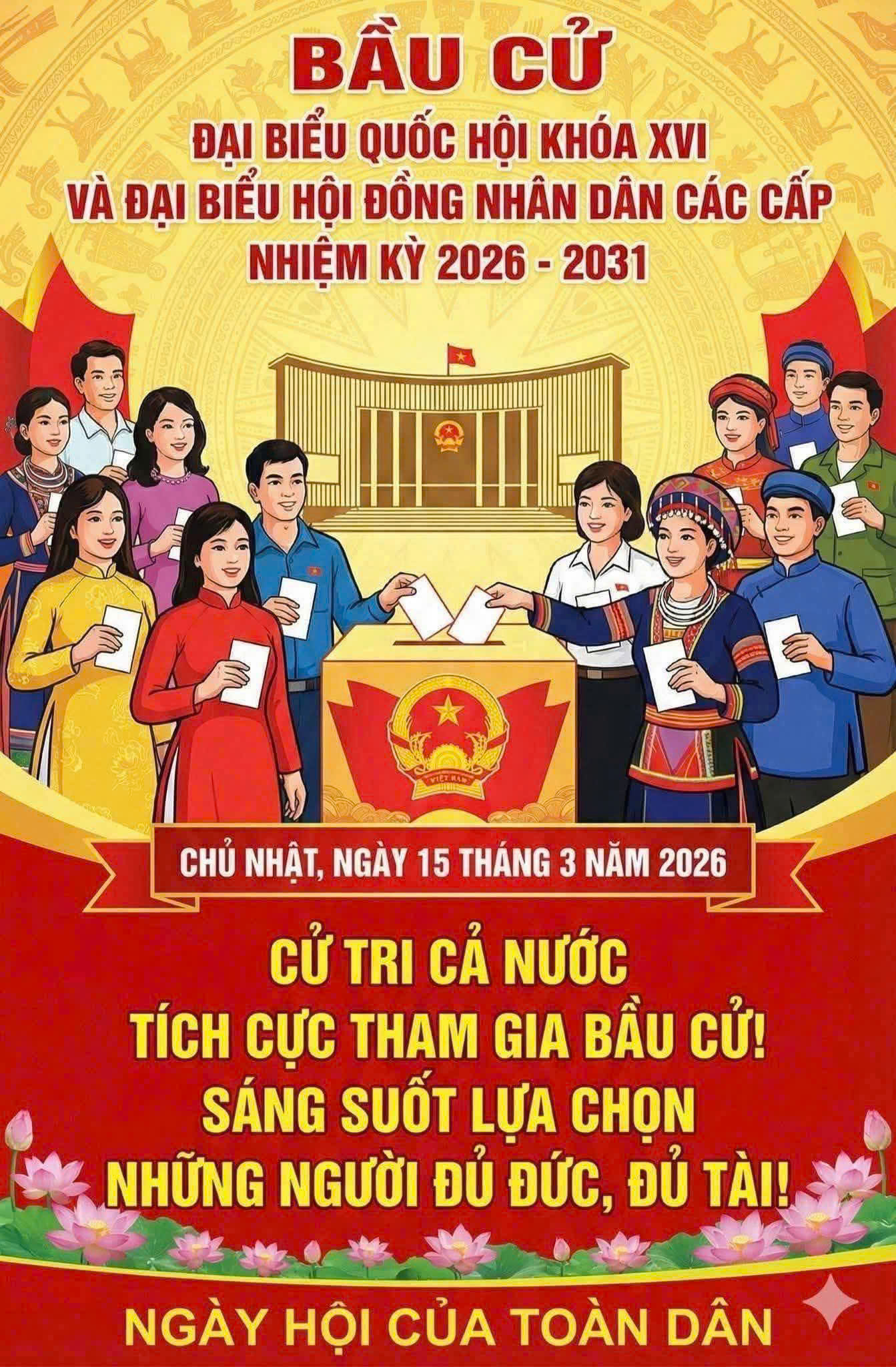 Hướng về ngày hội non sông