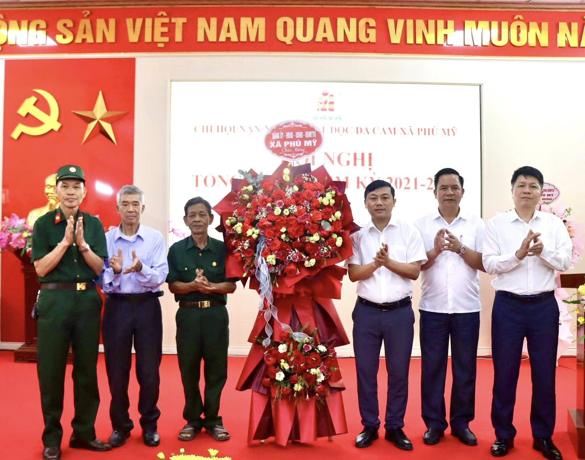 Chi Hội Nạn nhân chất độc da cam/dioxin xã Phú Mỹ tổ chức Hội nghị tổng kết nhiệm kỳ 2021 -2026.