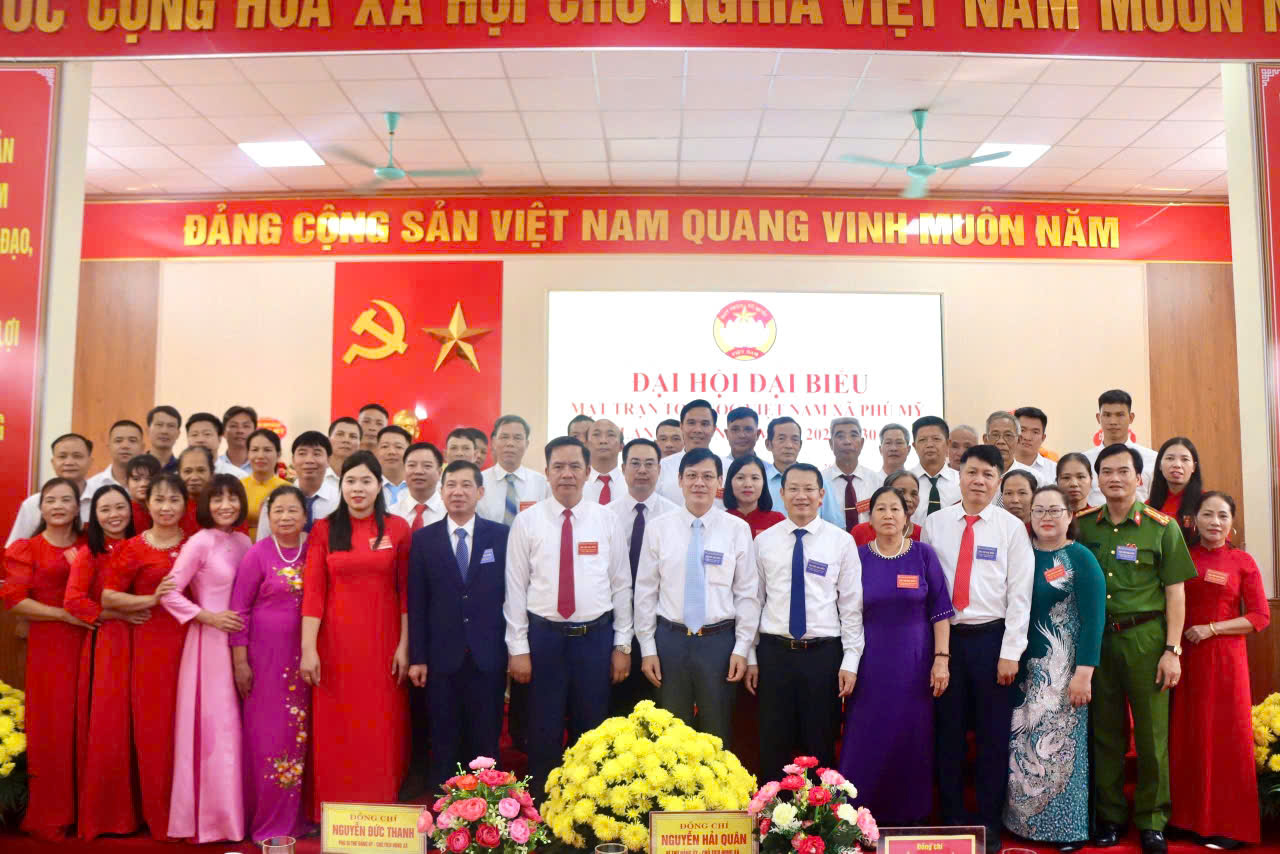 Xã Phú Mỹ tổ chức thành công Đại hội đại biểu Mặt trận Tổ quốc Việt Nam xã lần thứ I, nhiệm kỳ 2025-2030.
