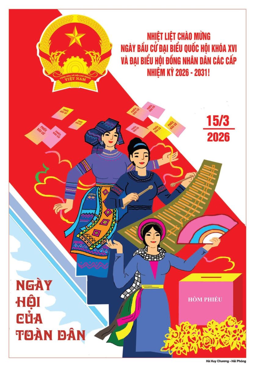 Xã Phú Mỹ thành lập 06 khu vực bỏ phiếu phục vụ Bầu cử