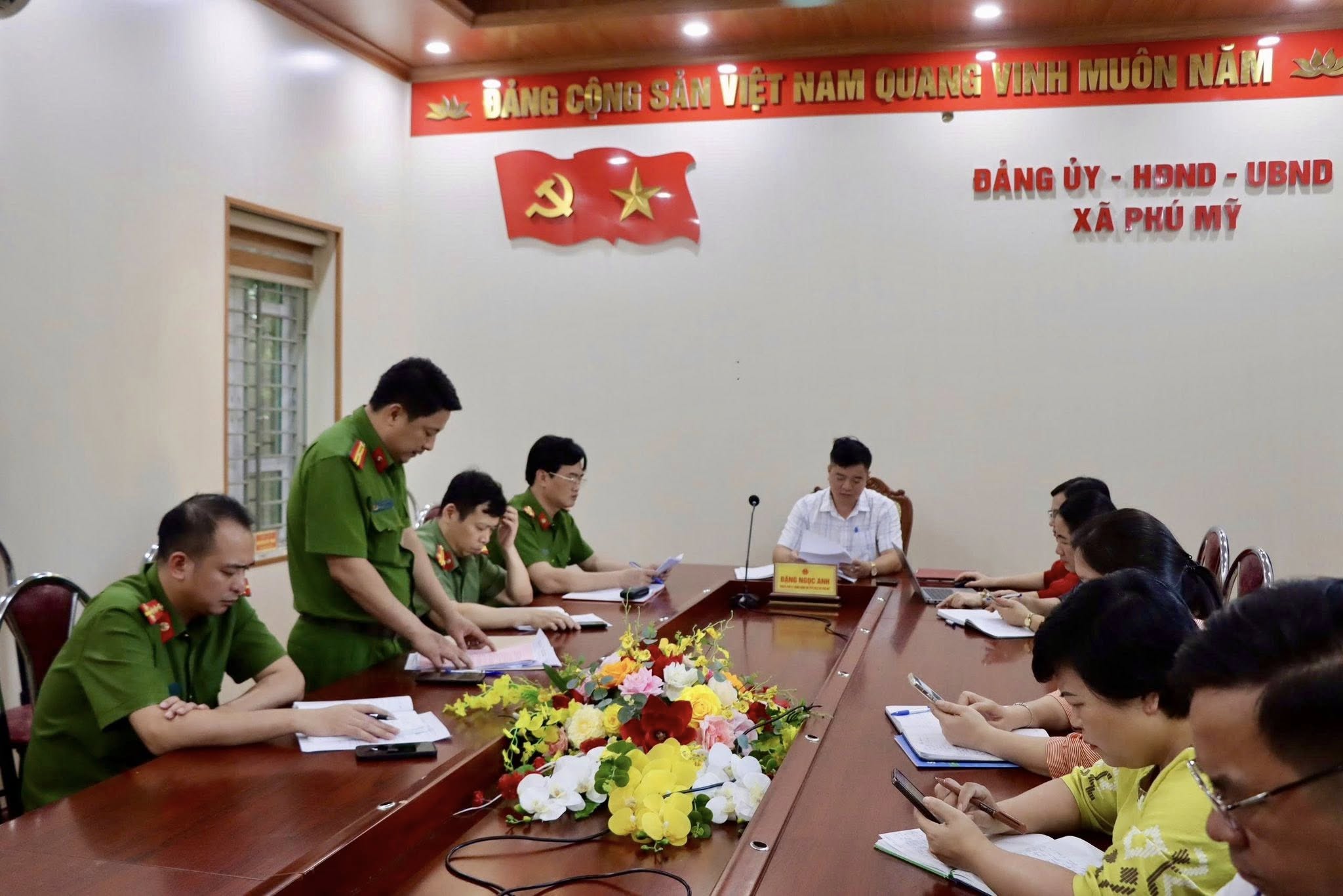 Xã Phú Mỹ tổ chức Hội nghị chuẩn bị cho Hội thi “Lực lượng bảo vệ an ninh, trật tự ở cơ sở giỏi” lần thứ I năm 2026.