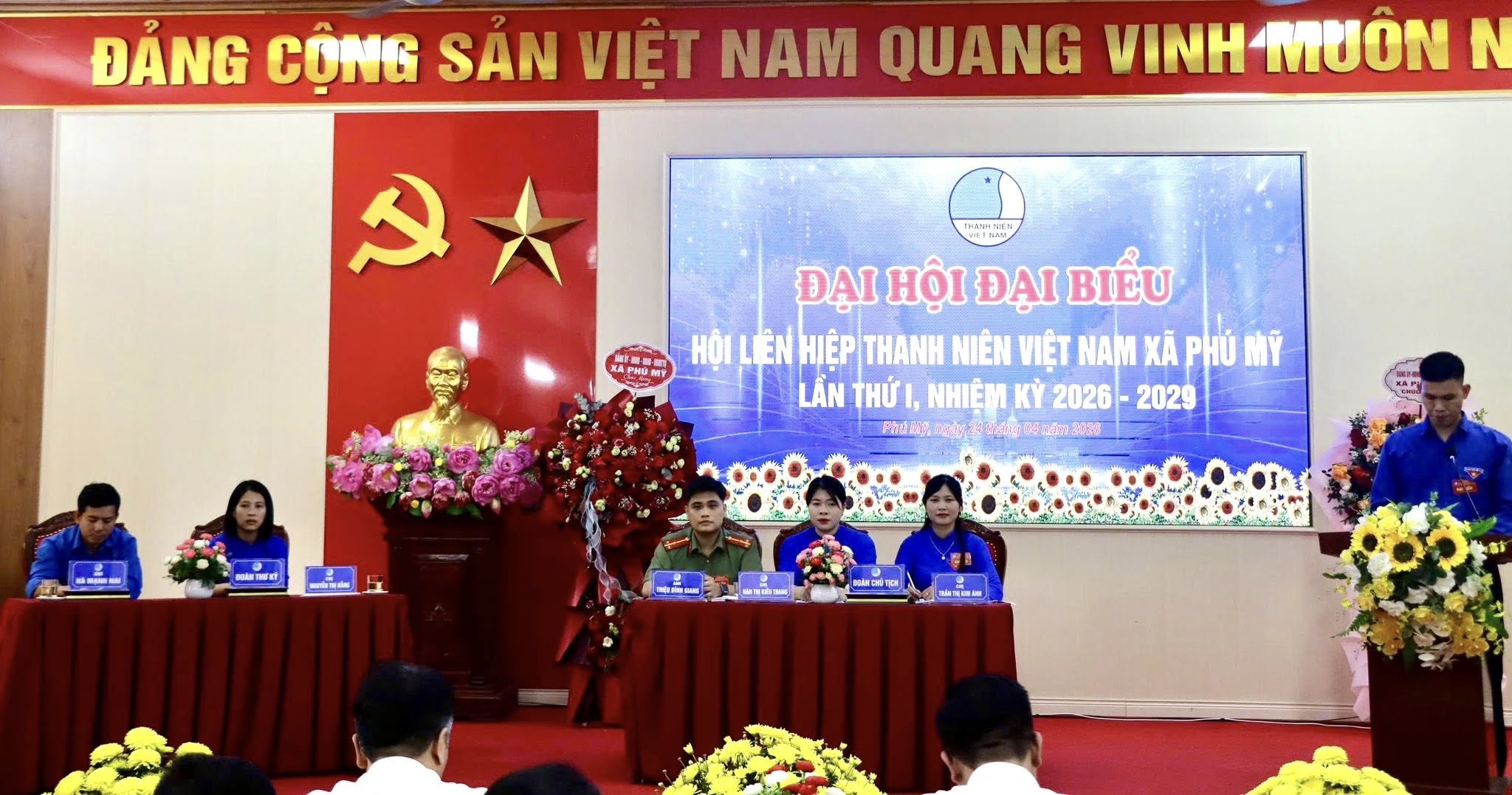 Đại hội Hội Liên hiệp thanh niên xã Phú Mỹ lần thứ I, nhiệm kỳ 2026 – 2029.