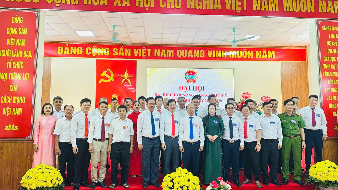 Đại hội đại biểu Hội Nông dân xã Phú Mỹ lần thứ I, nhiệm kỳ 2025-2030 đã thành công tốt đẹp