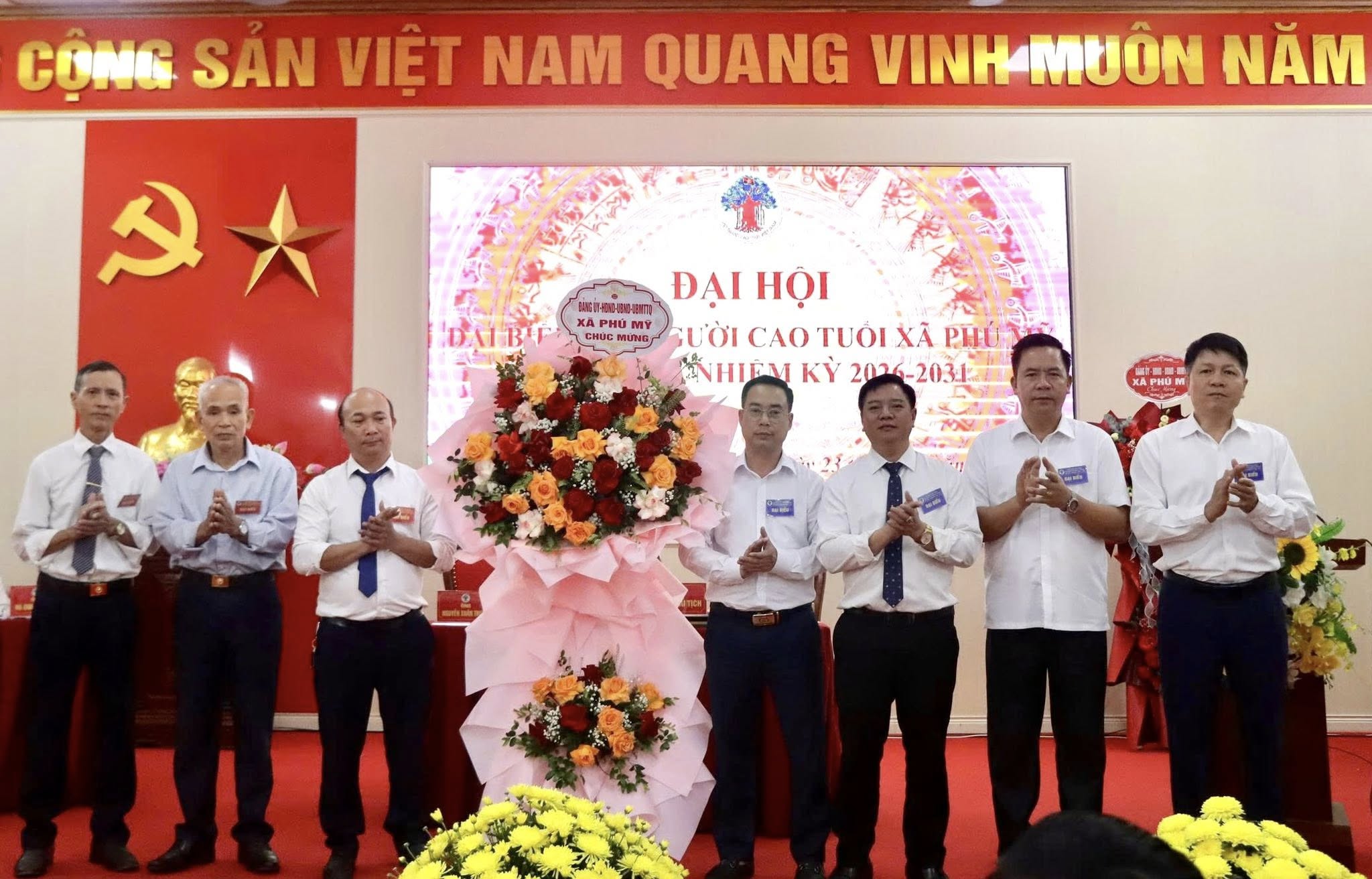 Đại hội đại biểu Hội Người cao tuổi xã Phú Mỹ lần thứ I, nhiệm kỳ 2026 - 2031.
