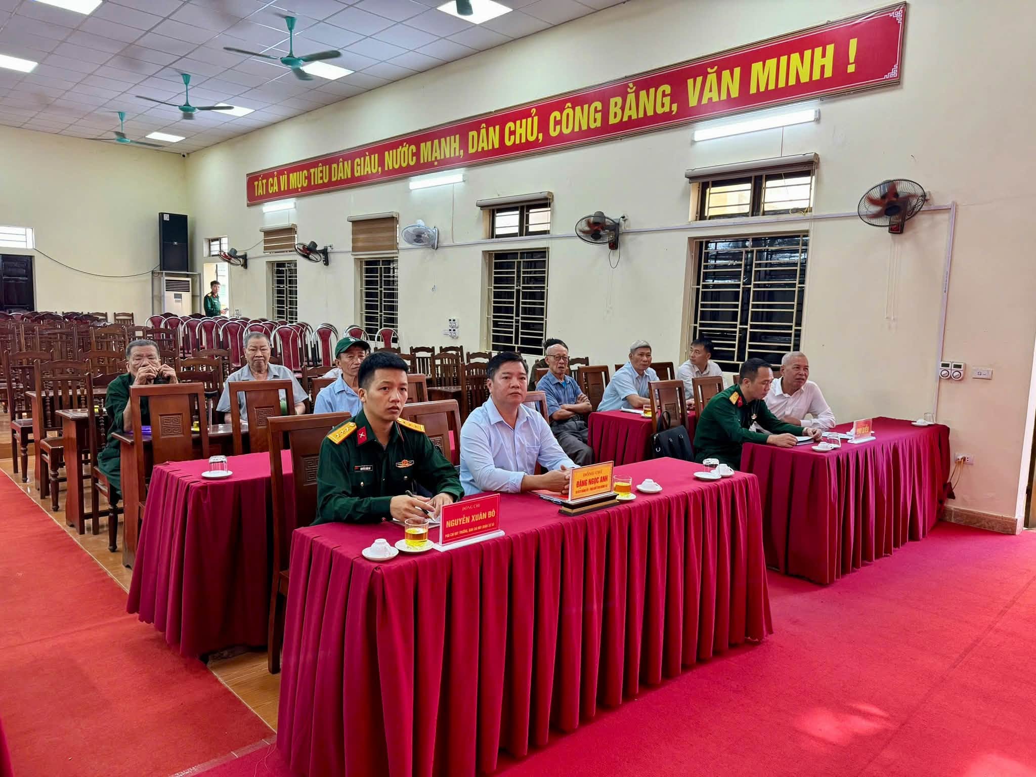BAN CHỈ HUY QUÂN SỰ XÃ PHÚ MỸ CHI TRẢ CHẾ ĐỘ AN ĐIỀU DƯỠNG ĐỐI VỚI CÁN BỘ QUÂN ĐỘI NGHỈ HƯU NĂM 2026