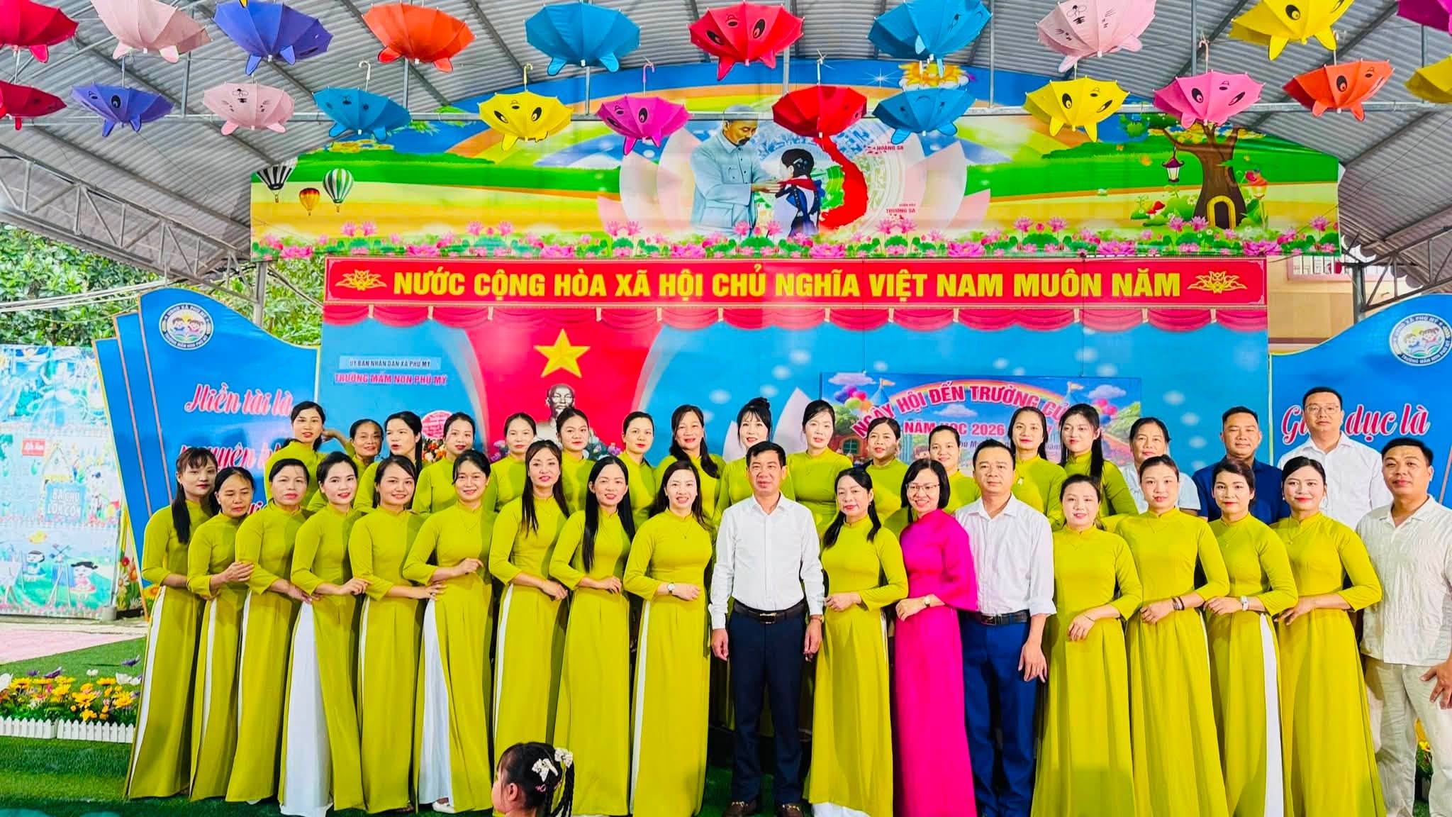 Trường Mầm Non Phú Mỹ tổ chức Lễ Khai Giảng 2026-2027.