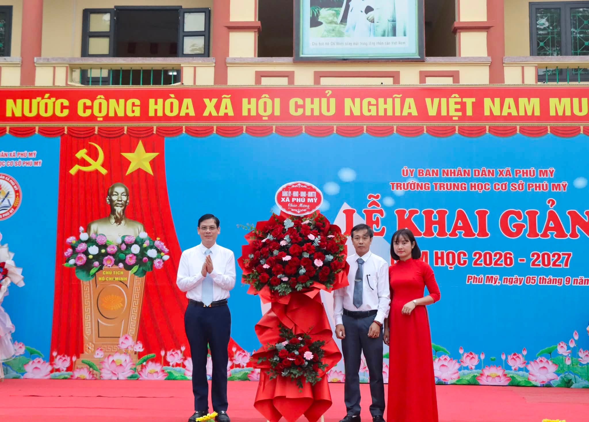 Trường THCS Phú Mỹ tổ chức Lễ Khai giảng năm học 2026.